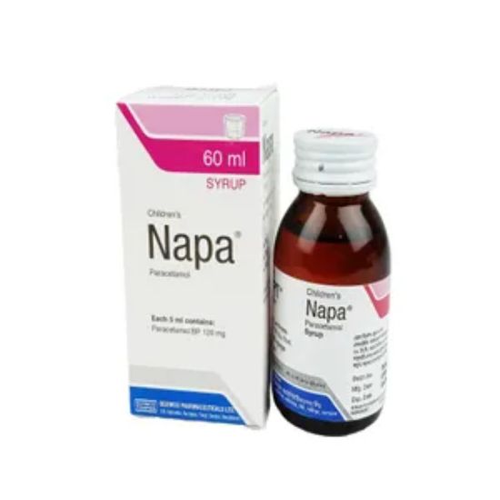 Napa Syrup 120mg/5ml Syrup এর ছবি