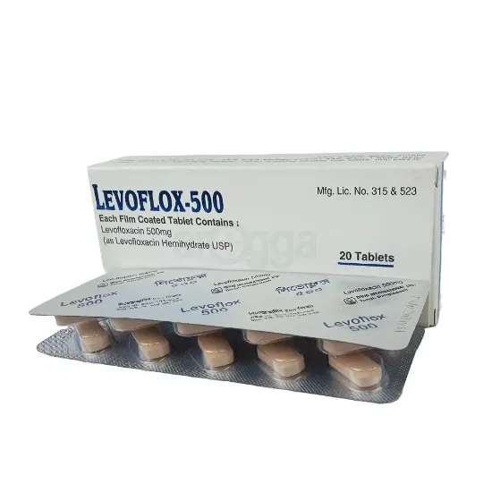 Levoflox 500mg Tablet এর ছবি