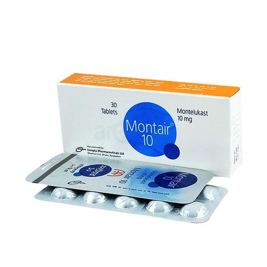 Montair 10mg Tablet এর ছবি
