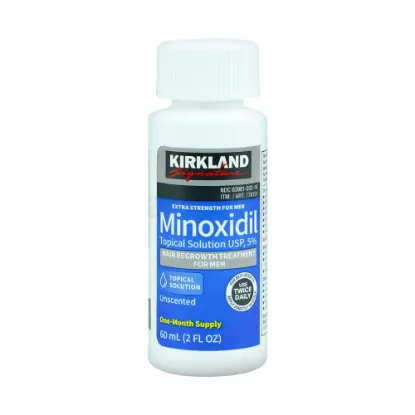 Kirkland 5% Minoxidil Extra Strength Hair Loss & Hair Regrowth Treatment for Men 60ml এর ছবি