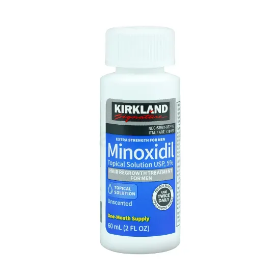 Kirkland 5% Minoxidil Extra Strength Hair Loss & Hair Regrowth Treatment for Men 60ml এর ছবি