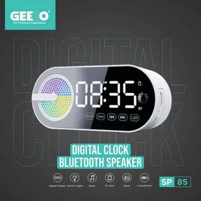 Geeoo SP-85 Alarm Clock With Bluetooth Speaker এর ছবি
