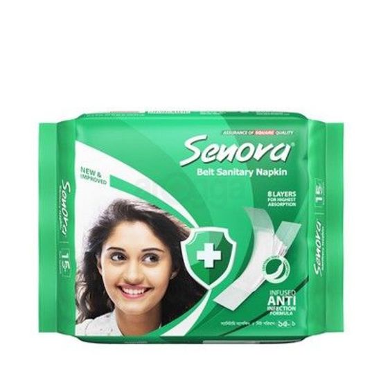 Senora Sanitary Napkin Belt 15's Pack এর ছবি