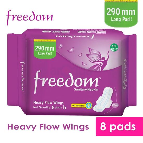 Freedom Sanitary Napkin Heavy Flow 8's Pack এর ছবি