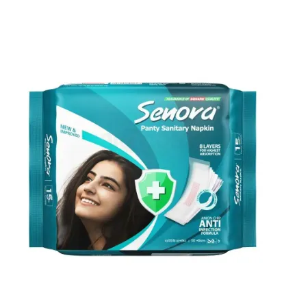 Senora Sanitary Napkin (Panty) 15's Pack এর ছবি