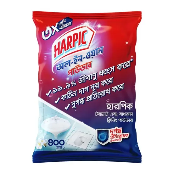 Harpic All in 1 Toilet & Bathroom Cleaning Powder 400g এর ছবি