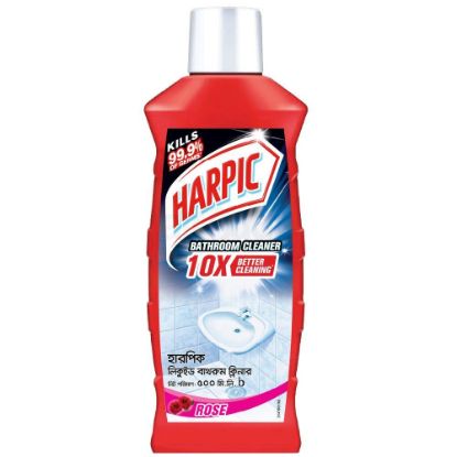 Harpic Bathroom Cleaning Liquid Rose 500ml এর ছবি