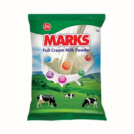 Marks Full Cream Milk Powder 1kg Poly এর ছবি