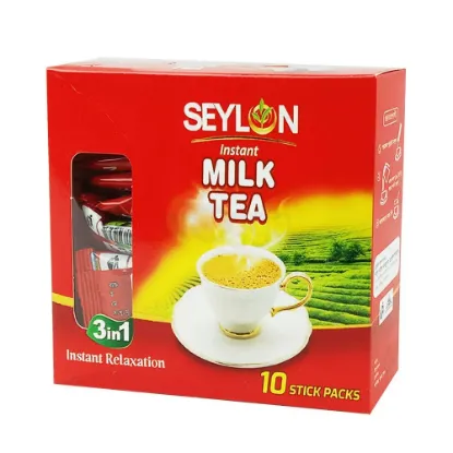 Seylon Instant Milk Tea Box 150gm (10 Stick in per box) এর ছবি